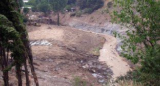 Установлена дамба на затопившей Тбилиси реке
