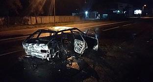 Четыре человека пострадали при взрыве автомобиля в Пятигорске
