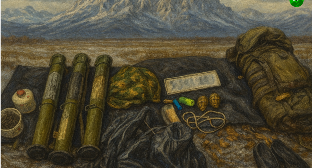 Найденное оружие. Иллюстрация создана "Кавказским узлом" с помощью ИИ в программе Copilot Найденное оружие. Иллюстрация создана "Кавказским узлом" с помощью ИИ в программе Copilot