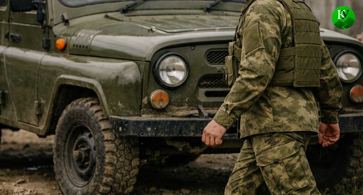 Военный на СВО. Иллюстрация создана «Кавказским узлом» с помощью ИИ в программе Copilot Военный на СВО. Иллюстрация создана «Кавказским узлом» с помощью ИИ в программе Copilot