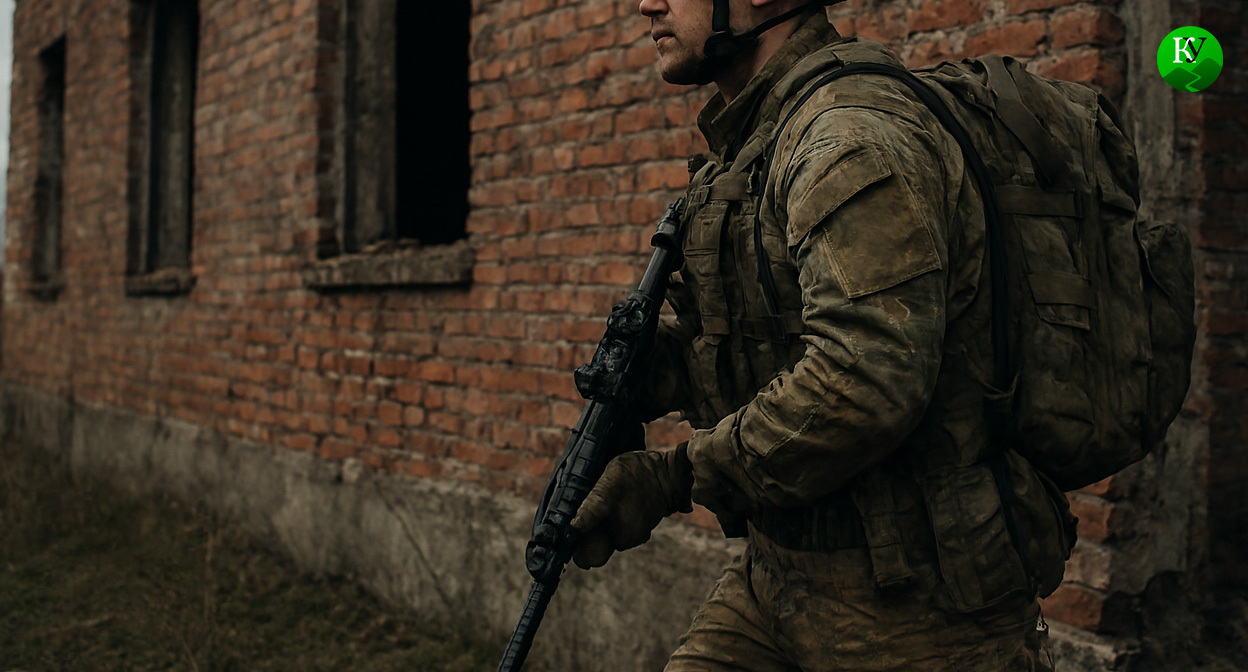 Военный на СВО. Иллюстрация создана «Кавказским узлом» с помощью ИИ в программе Copilot Военный на СВО. Иллюстрация создана «Кавказским узлом» с помощью ИИ в программе Copilot