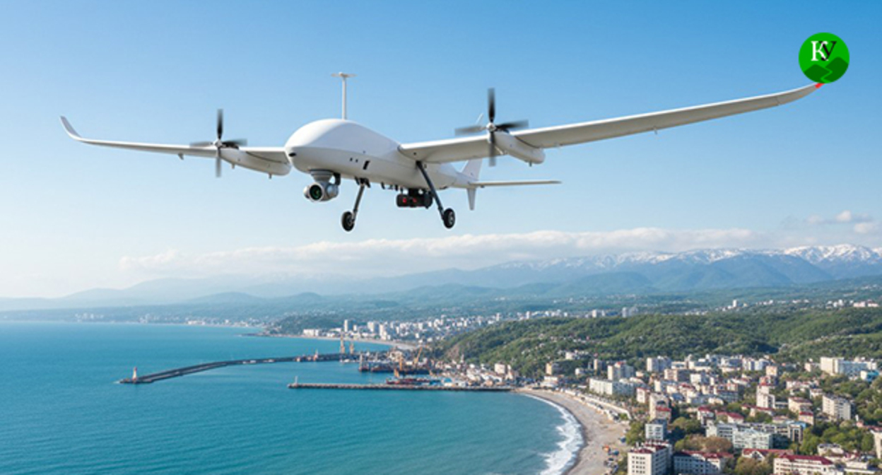 Беспилотник. Иллюстрация создана "Кавказским узлом" при помощи ИИ в программе Copilot Беспилотник. Иллюстрация создана "Кавказским узлом" при помощи ИИ в программе Copilot