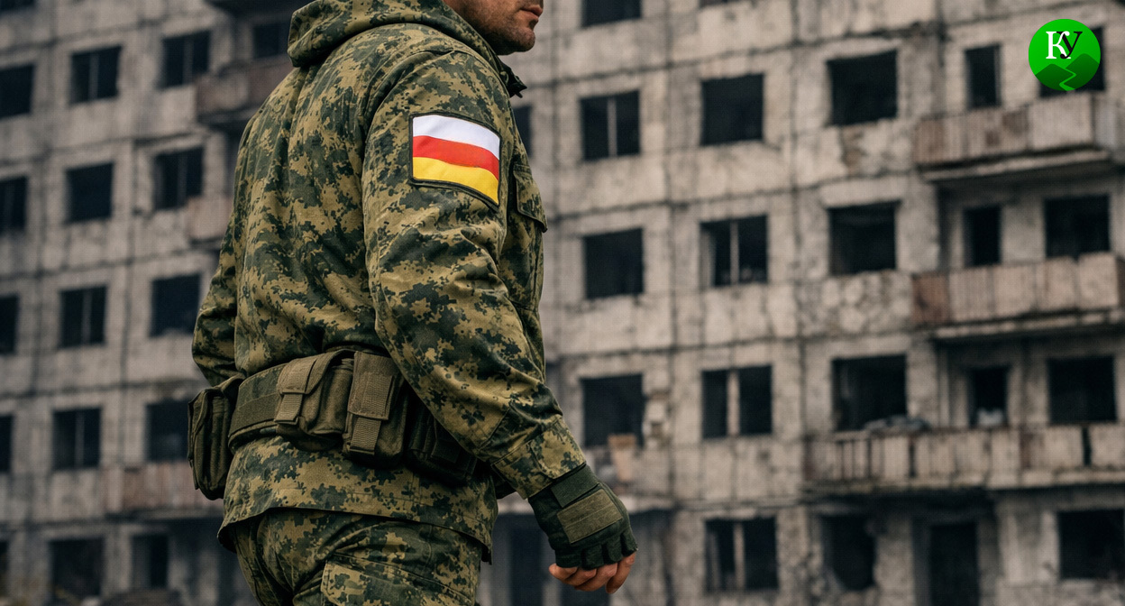 Военный на СВО. Иллюстрация создана «Кавказским узлом» с помощью ИИ в программе Copilot Военный на СВО. Иллюстрация создана «Кавказским узлом» с помощью ИИ в программе Copilot