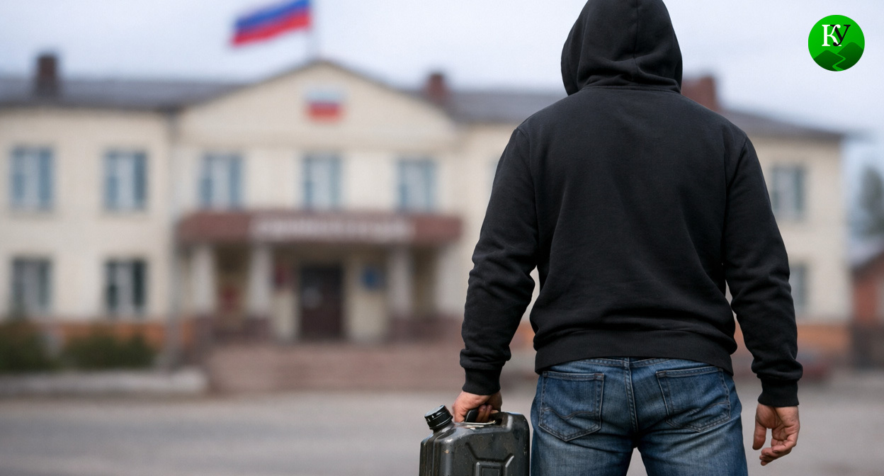 Мужчина с канистрой. Иллюстрация создана «Кавказским узлом» с помощью ИИ в программе Copilot Мужчина с канистрой. Иллюстрация создана «Кавказским узлом» с помощью ИИ в программе Copilot