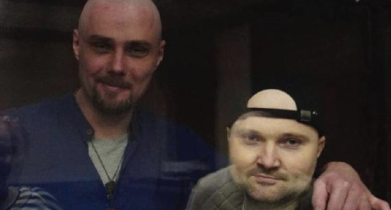 Сергей Дудченко и Николай Мурнев в суде. Скриншот публикации в Telegram-канале группы поддержки. Сергей Дудченко и Николай Мурнев в суде. Скриншот публикации в Telegram-канале группы поддержки.