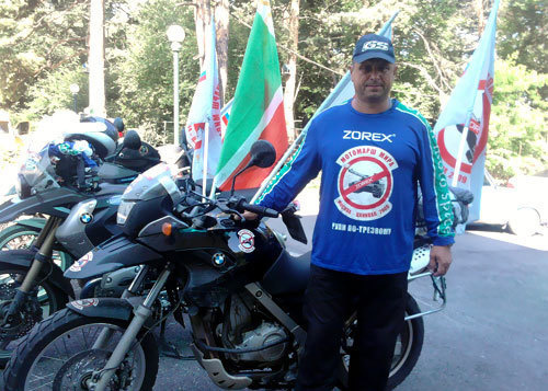 Олег Пашута, организатор мотопробега. Фото "Кавказского Узла"
