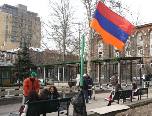 Парк  Маштоц. Армения, Ереван, 21 марта 2012 г. Фото Армине Мартиросян для "Кавказского узла"