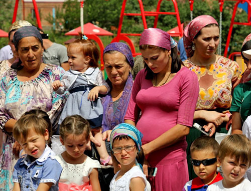 Открытие детского сада в Итум-Кали, Чечня. Фото http://itum-kali.com