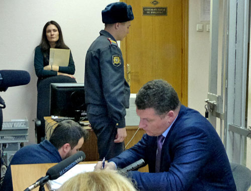 Алексей Гребенской в зале суда. Фото Юлии Буславской для "Кавказского узла"