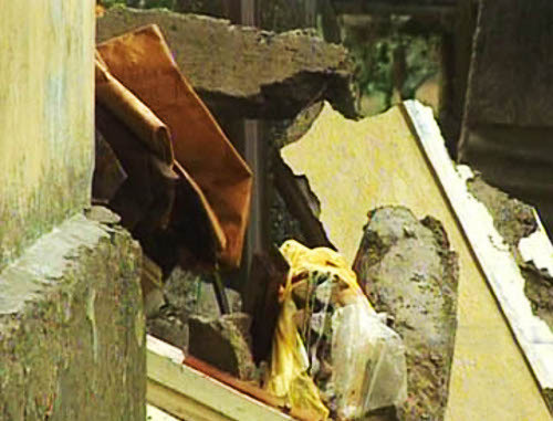 Жилой дом, поврежденный в результате землетрясения в Кобулети, Аджария,  24 декабря 2012 г. Фото: http://www.adjaratv.ge