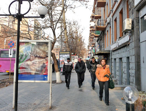 На улицах Еревана. Февраль 2013 г. Фото Армине Мартиросян для "Кавказского узла"