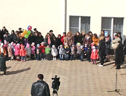 Детский сад на 100 мест открылся в Черкесске. 1 марта 2013 г. Фото Аси Капаевой для "Кавказского узла"