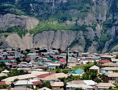 Селение Карата Ахвахского района, Дагестан. Фото Ахмеднаби Ахмеднабиева для "Кавказского узла" 

