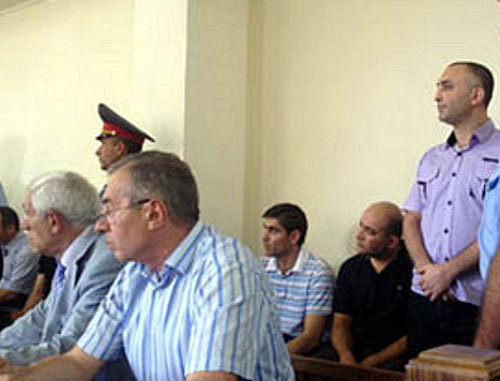 Заседание суда по делу об избиении военных врачей на стоянке у ереванского ресторана "Арснакар". Фото: http://www.epress.am