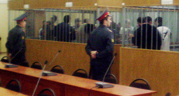 Одно из судебных заседаний по делу о нападении на Нальчик. Фото Людмилы Маратовой для "Кавказского узла"
