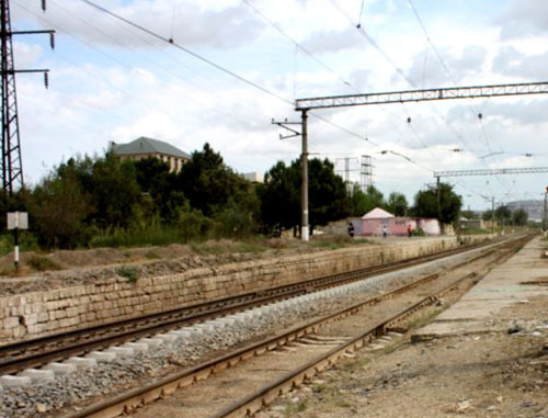 Железная дорога. Фото Azadliq Radiosu (RFE/RL)