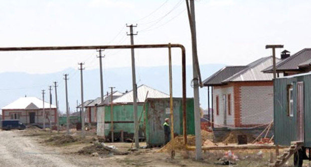 Село Гамиях на территории Новостроя в Новолакском районе Дагестана. Фото ГУП дирекция строящихся объектов Новострой http://gupns.ru/