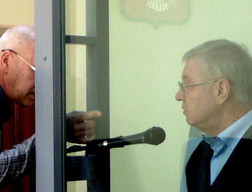Михаил Столяров в зале суда. Астрахань, 18 апреля 2014 г. Фото Елены Гребенюк для "Кавказского узла"