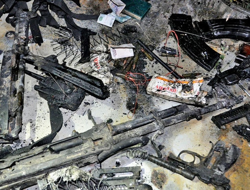 Оружие найденное во время спецоперации. Фото nac.gov.ru