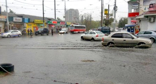 Остановка "Дмитриевская дамба" в Краснодаре. Фото: c личной страницы пользователя ВКонтакте katrunivanhenko vk.com/katrunivanhenko