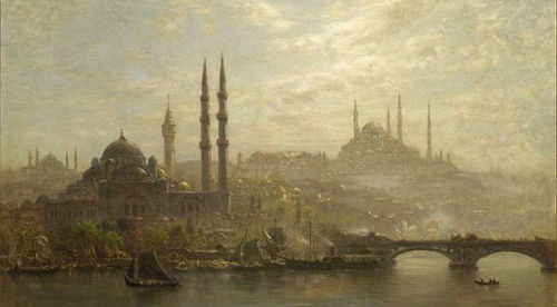 Вид Стамбула, 1910 г. Эрнст Кёрнер. Фото https://ru.wikipedia.org/