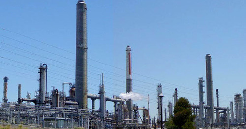 Нефтеперерабатывающий завод. Фото: ShellMartinez-refi https://ru.wikipedia.org