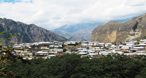 Село Гимры в Унцукульском районе предгорного Дагестана. Фото: http://gimry.ucoz.com/GenubRosu.png