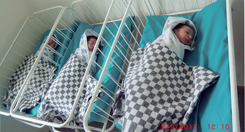 Младенцы в перинатальном центре. Фото: http://perinatal-kbr.ru/about#prettyPhoto