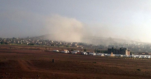 Вид на последствия бомбардировок в Кобани. Сирия. Фото: M. Akhavan / Persian Dutch Network https://ru.wikipedia.org/