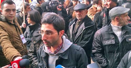 Акция против подорожания товаров. Ереван, 18 декабря 2014 г. Фото http://www.tert.am/ru/