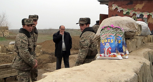 Представители Национального собрания Нагорного Карабаха посетили все боевые позиции в восточном направлении. Фото Алвард Григорян