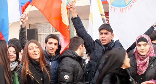 Студенты Дагестанского государственного университета. Фото Патимат Махмудовой для "Кавказского узла"