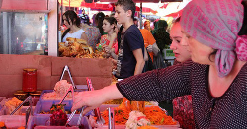 Рынок в Грозном. Фото Магомеда Магомедова для "Кавказского узла"