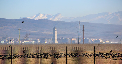  Вид на горы из Назрани. Фото Магомеда Магомедова для "Кавказского узла"
