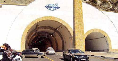 Гимринский автодорожный тоннель. Фото: Шамиль Магомедов http://www.odnoselchane.ru/