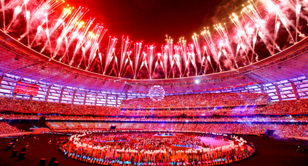 Церемония закрытия Европейских игр в Баку. 28 июня 2015 г. Фото Азиза Каримова для "Кавказского узла"