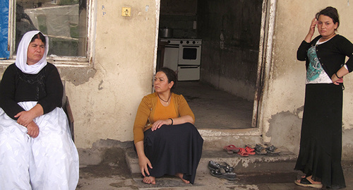 Езиды-беженцы из Ирака. Фото Тиграна Петросяна для "Кавказского узла"