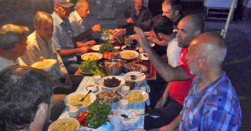 Празднование Курбан-байрам. КБР, 24 сентября 2015 г. Фото Людмилы Маратовой для "Кавказского узла"