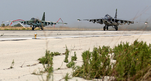 Самолёты ВВС России на аэродроме в Сирии. Фото: http://mil.ru/