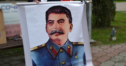 Портрет Сталина. Фото Светланы Кравченко для "Кавказского узла"
