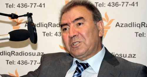 Председатель Национального совета демократических сил (НСДС)  Джамиль Гасанли. Фото: RFE/RL
