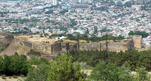 Дагестан, вид на Дербент и крепость Нарын-Кала. Фото Патимат Махмудовой для "Кавказского узла"