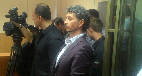 Александр Хуруджи в зале суда. Фото Константина Волгина для "Кавказского узла"