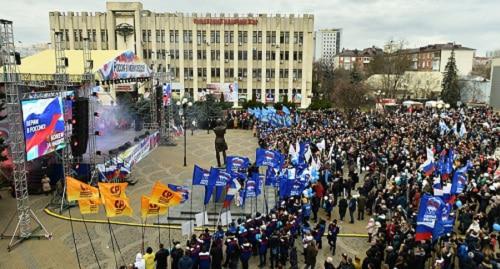 Акция 3 февраля в Краснодаре. Фото пресс-службы администрации Краснодарского края. 