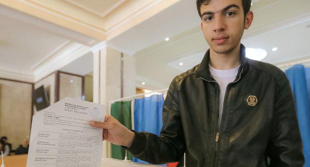 На одном из избирательных участков в Баку. 11 апреля 2018 года. Фото Азиза Каримова для "Кавказского узла"
