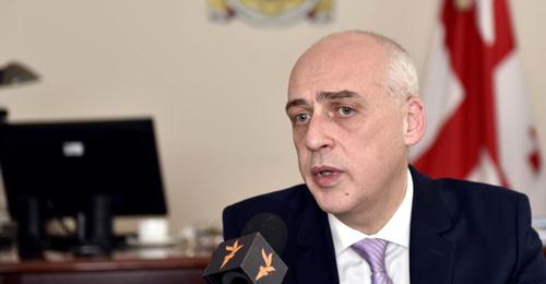 Министр иностранных дел Грузии Давид Залкалиани. Фото: Mzia Saganelidze (RFE/RL)
