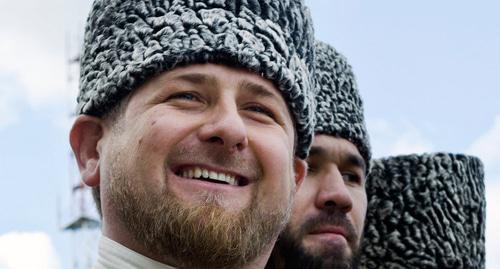 Рамзан Кадыров на выездном совещании в Галанчожском районе Чечни. Фото: REUTERS/S Dal
