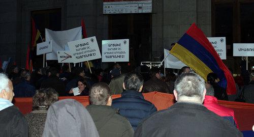 Митинг против территориальных уступок Азербайджану. Ереван, 26 февраля 2019 г. Фото Армине Мартиросян для "Кавказского узла"