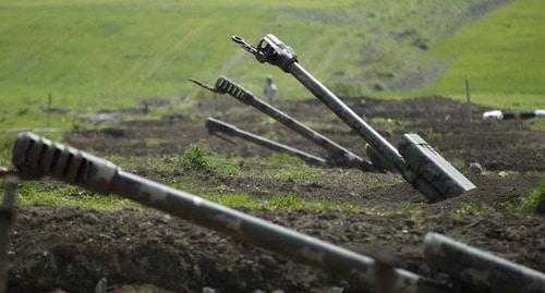 На линии соприкосновения  Нагорном Карабахе. Фото: REUTERS/Staff/File Photo