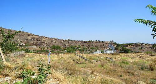 Приграничное село в Нагорном Карабахе. Фото Алвард Григорян для "Кавказского узла"